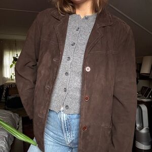 Vintage Brown Leather Jacket